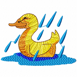Ducks And Goose Embroidery Design 6